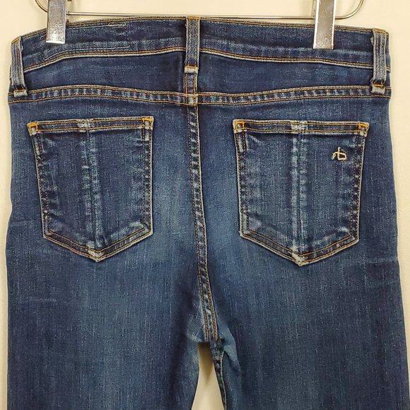 RAG AND BONE High Rise Skinny Jeans 27 EUC - Picture 4 of 7